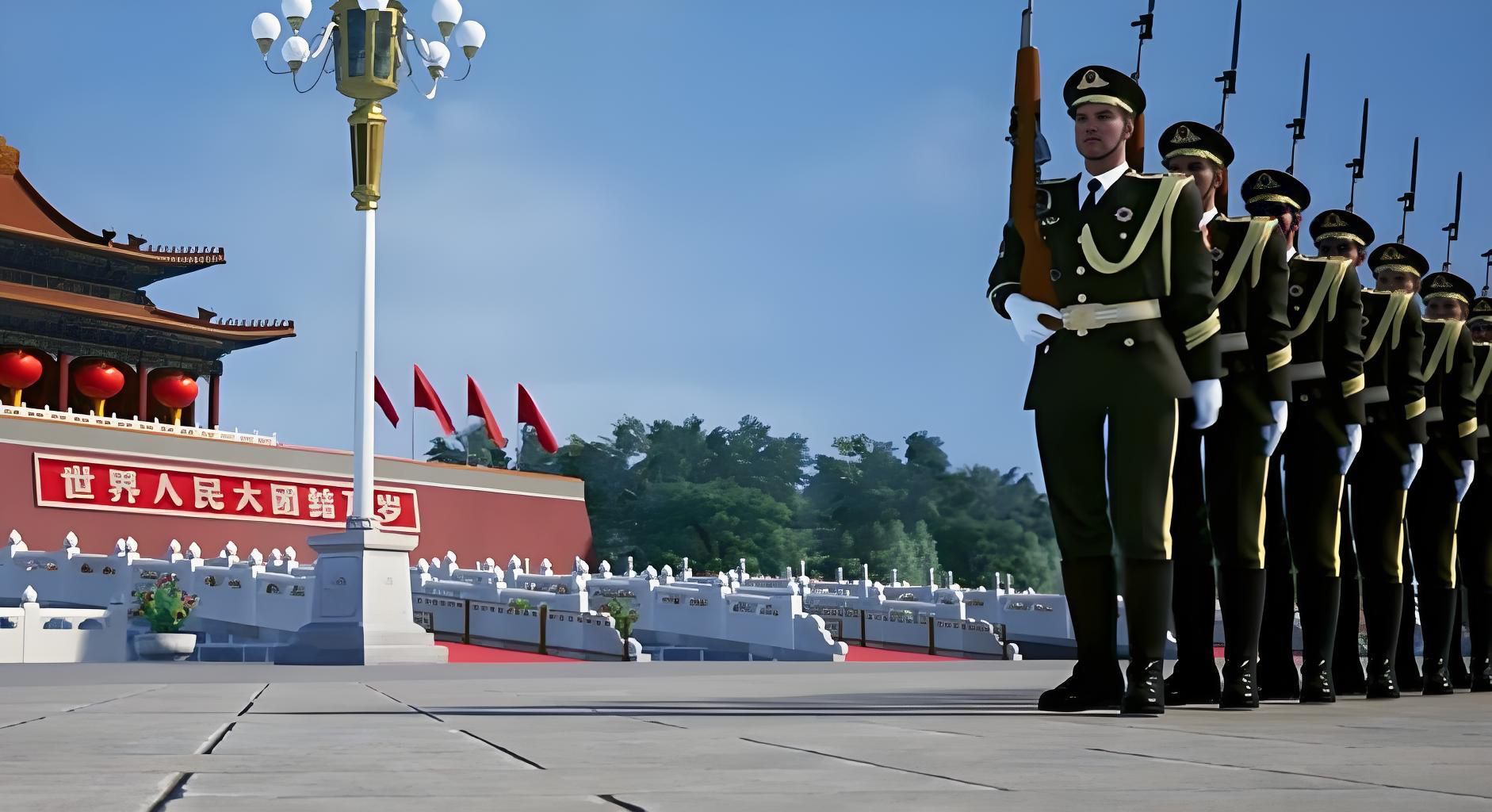 新中国成立 70 周年阅兵模拟仿真系统